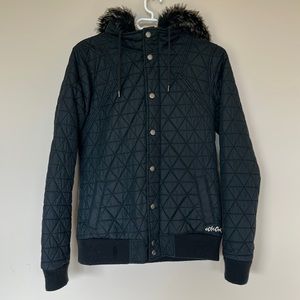 Black Volcom Jacket Size M